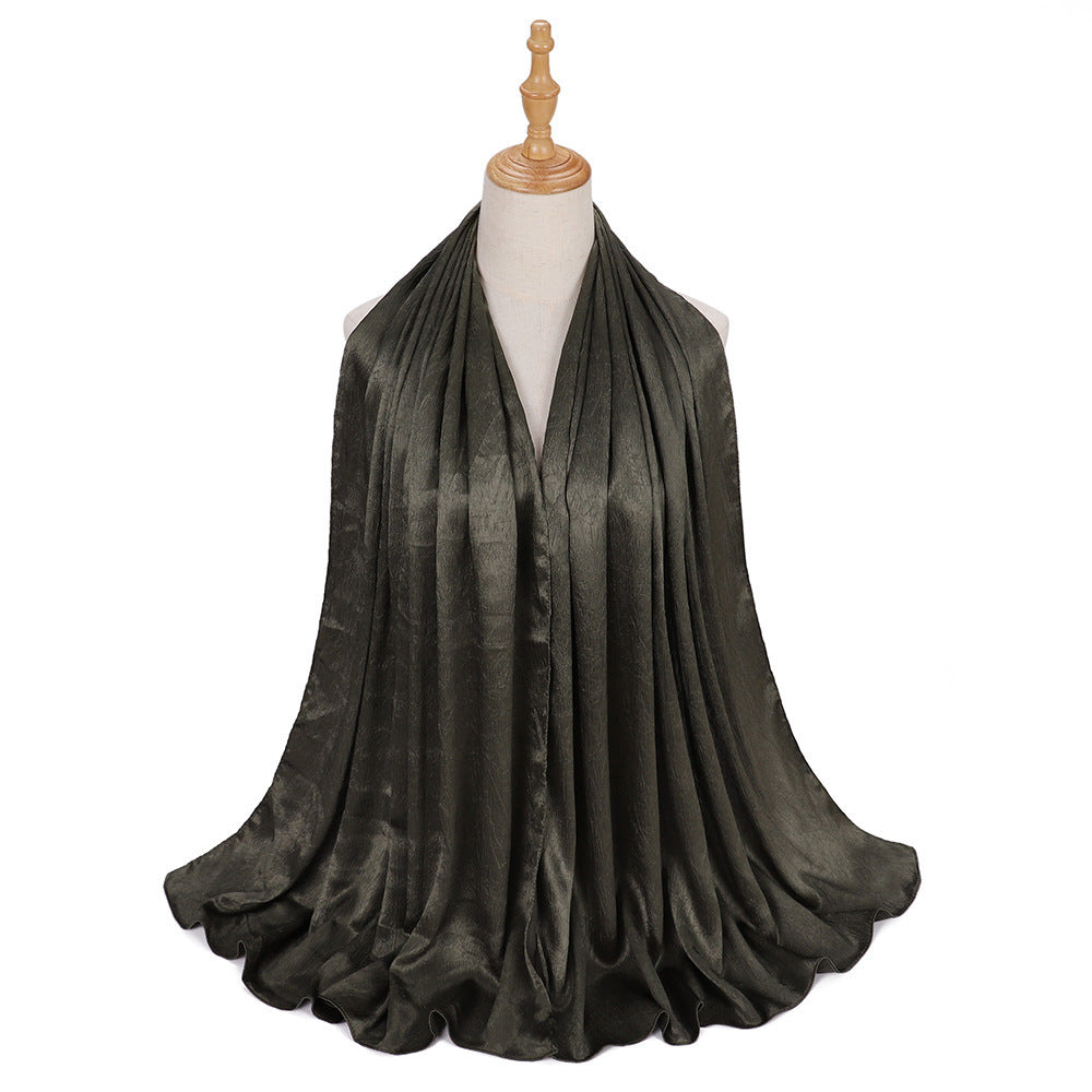 New Silk-like Silky Satin Scarf Limorista