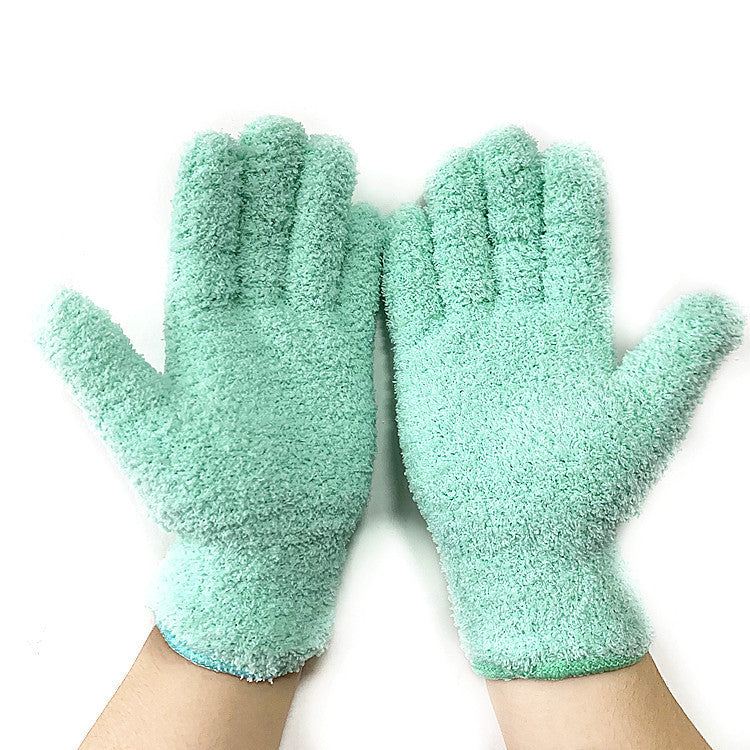 Half Velvet Comfortable Fine Fiber Dust Gloves Limorista