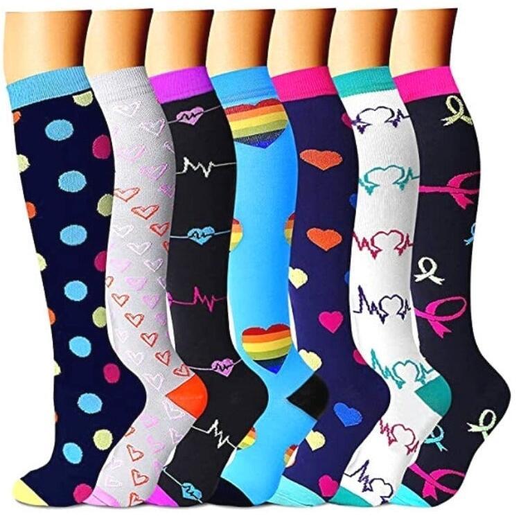 Ladies running stretch compression sports socks Limorista