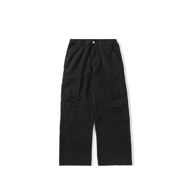 Japanese Curved Soft Pleat Casual Pants All-match Neutral Limorista