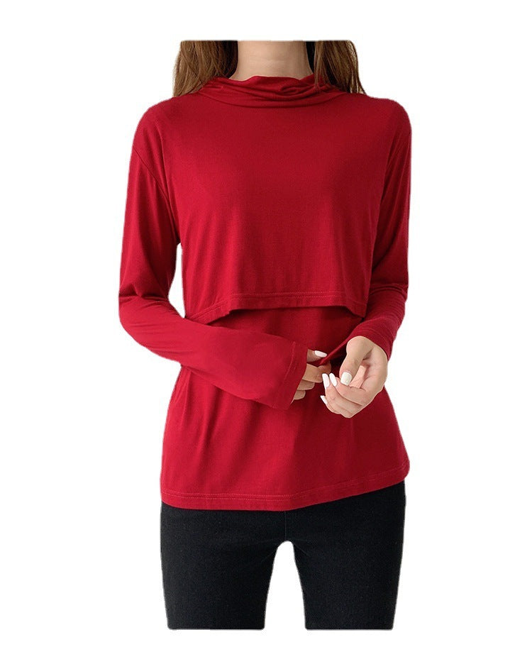 Bottoming Shirt With Modal Autumn Clothes Limorista