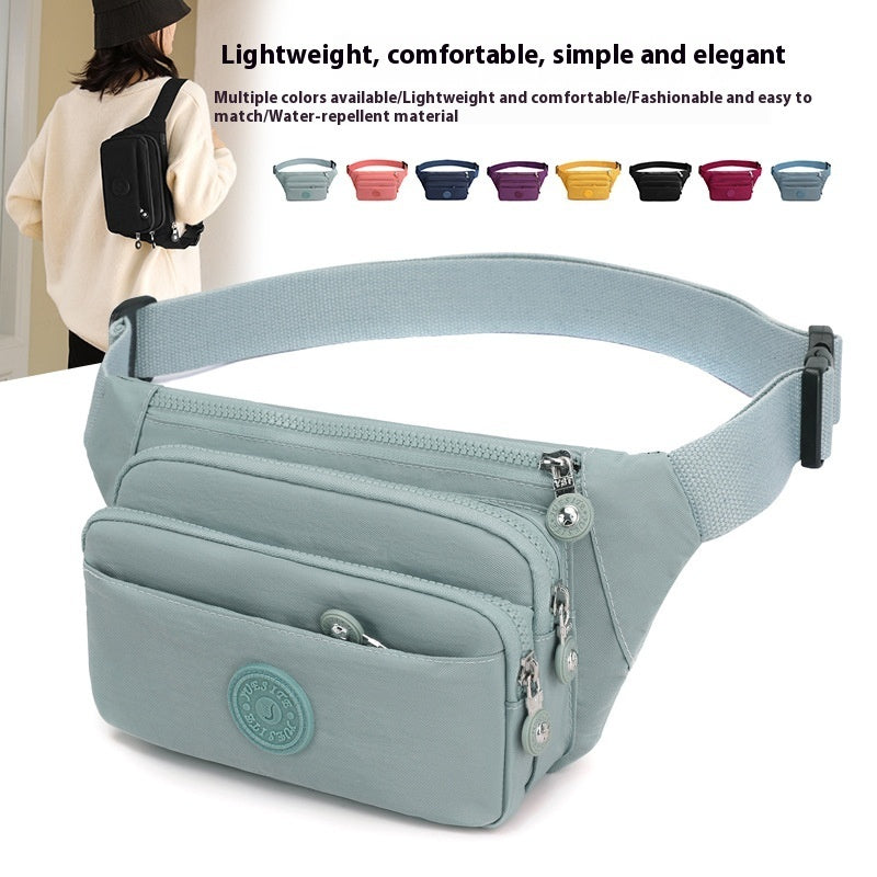 Solid Color Leisure Fashion Waist Bag Simple Special-interest Design Outdoor Limorista