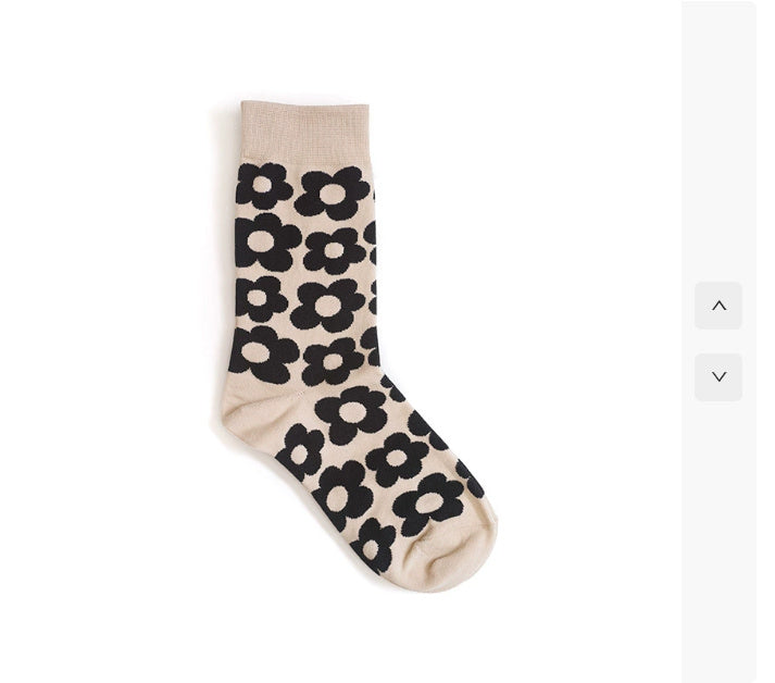 Cute cartoon flower socks cotton girl in stockings Limorista