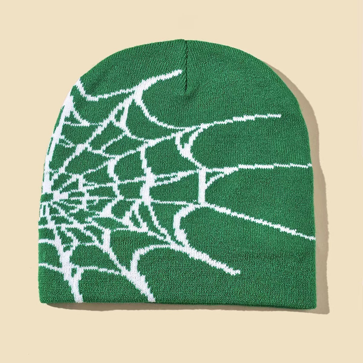 Spider Web Jacquard Knitted Hat Cold Protection In Autumn And Winter Limorista