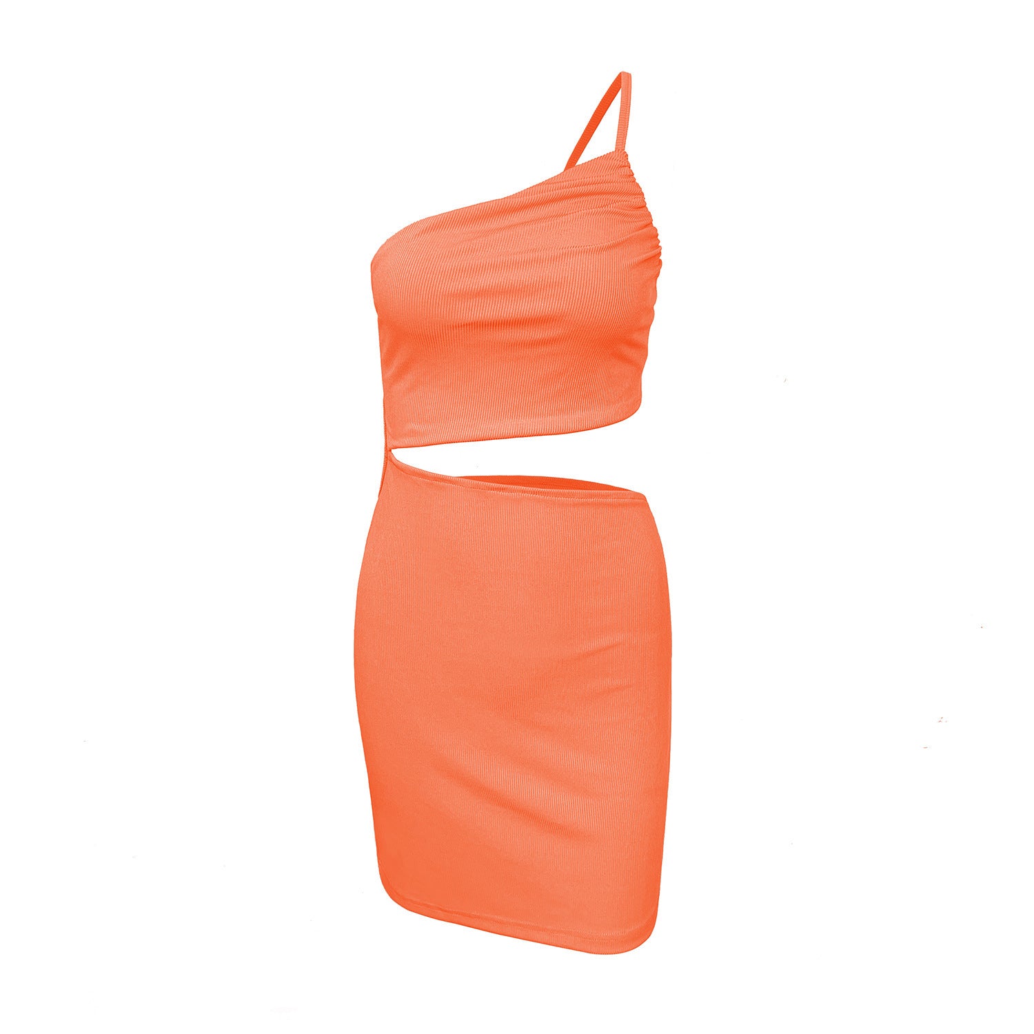Design Sense Niche Shoulder Drawstring Dress Women Limorista