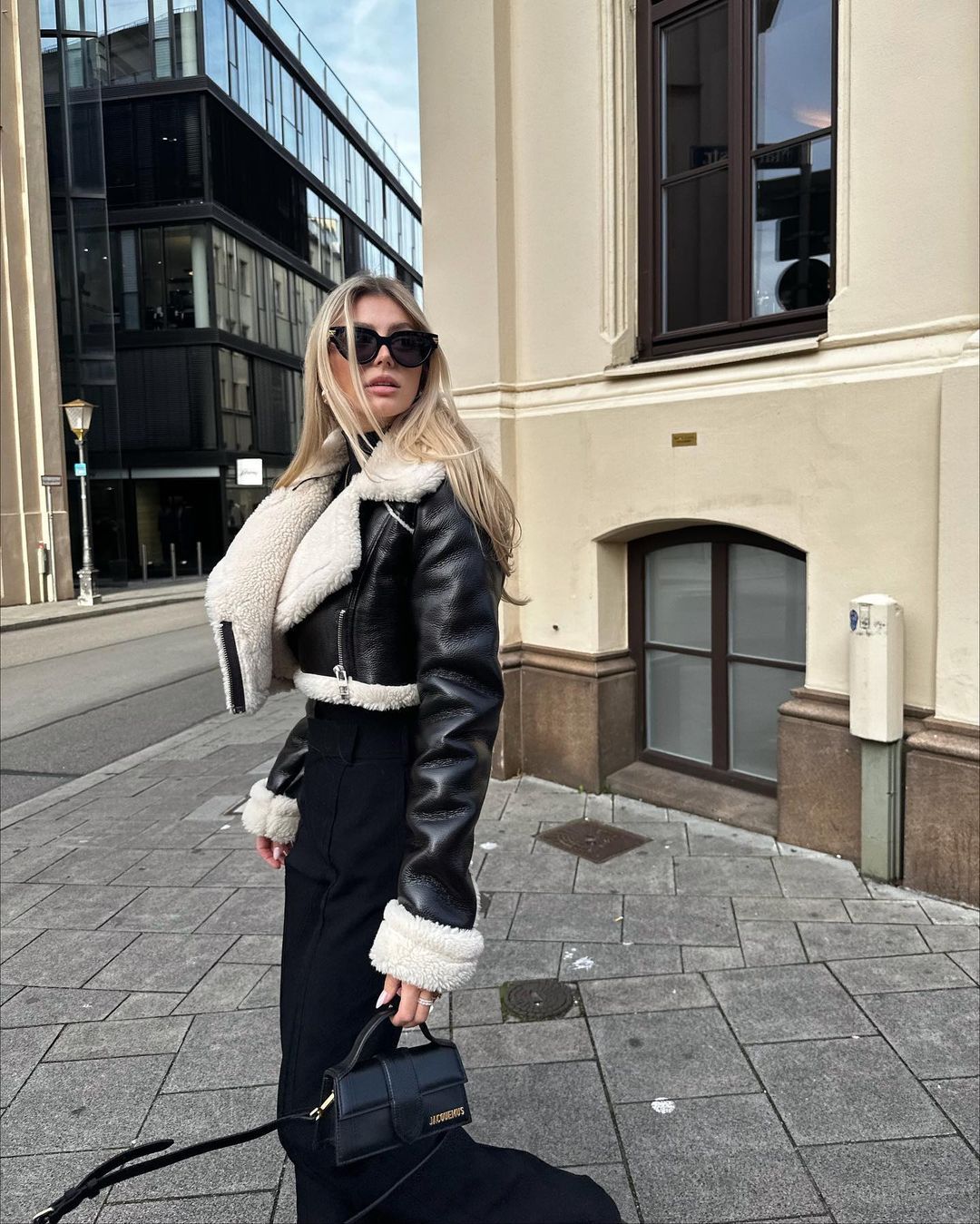 European And American Style Double-sided Loose Short Zipper Fur Integrated Jacket Limorista