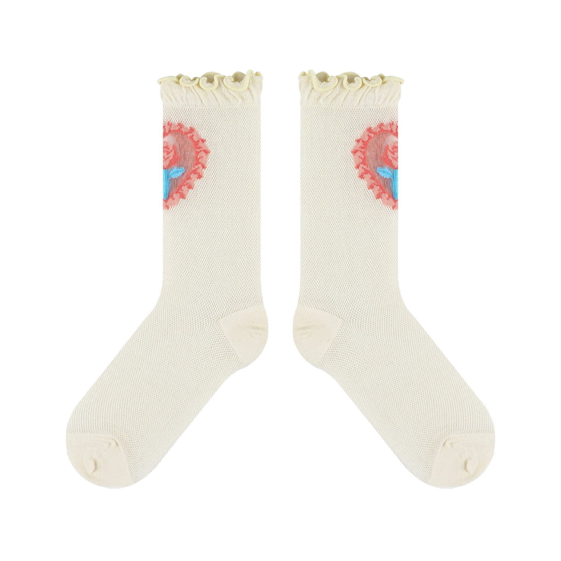 Retro Fashion Patterned Stockings Thin Limorista