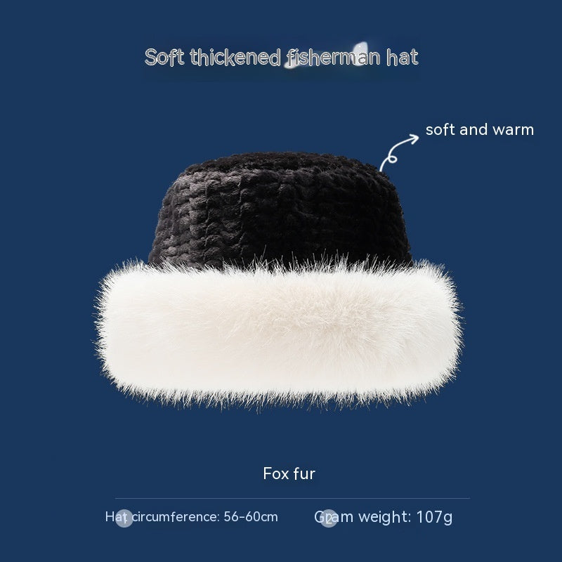 Velvet Hood Female Winter Korean Style Face Small Extra Thick Protection Limorista