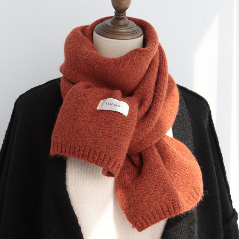 Solid Color Scarf Women&