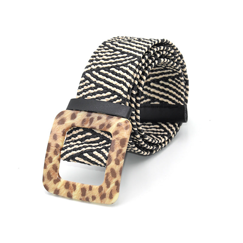 Bohemian Holiday Linen Woven Belt Limorista