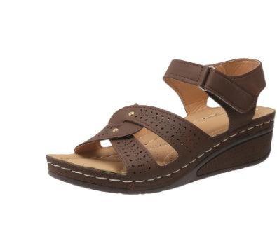 Retro Casual Flower Line Shaped Women&