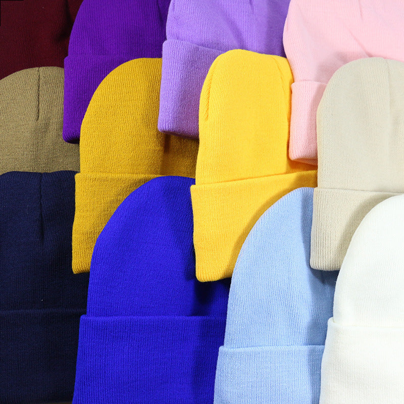 Beanie Color Ding Wool Knitting Hat Limorista