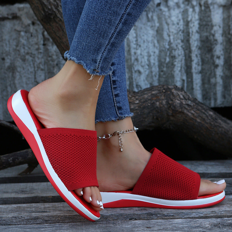 Women Shoes Summer Flat Sandals Casual Indoor Outdoor Slipper For Beach Shoes Limorista