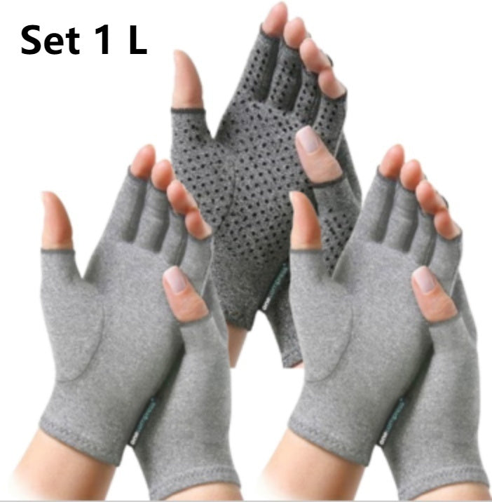 Breathable Health Care Half Finger Gloves Limorista