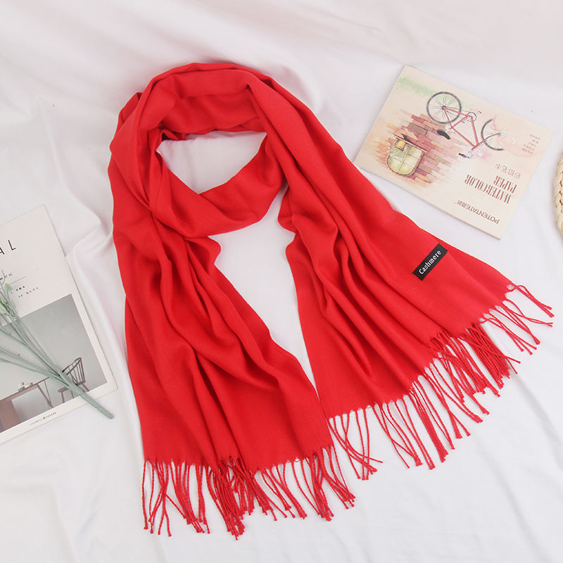 Fashion Cashmere Dual-use Shawl Warm Scarf Limorista