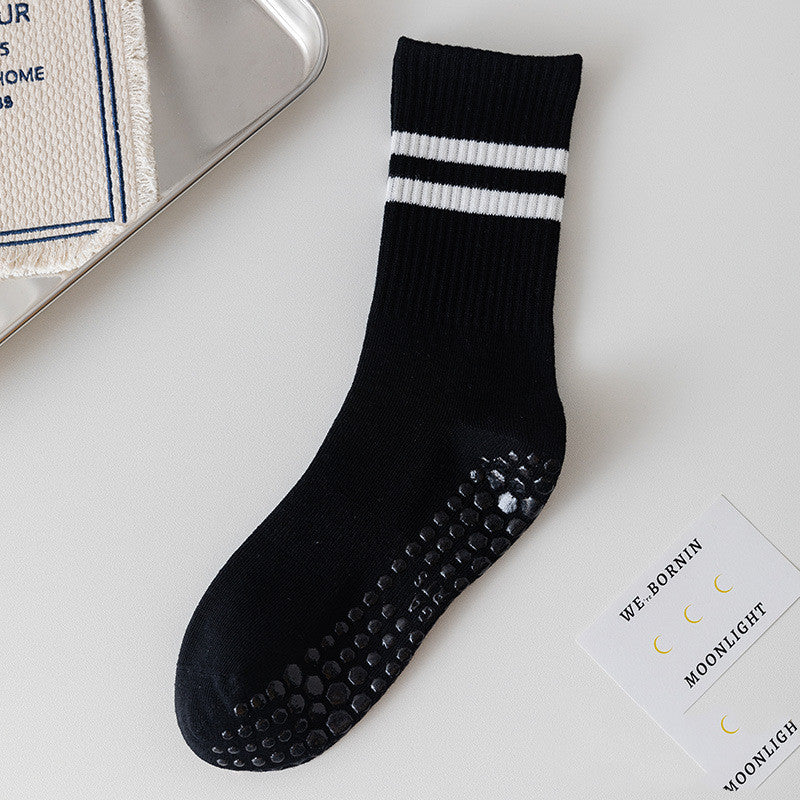 Indoor Anti Skid Wear Resistant Foot Guard Medium Tube Socks Limorista