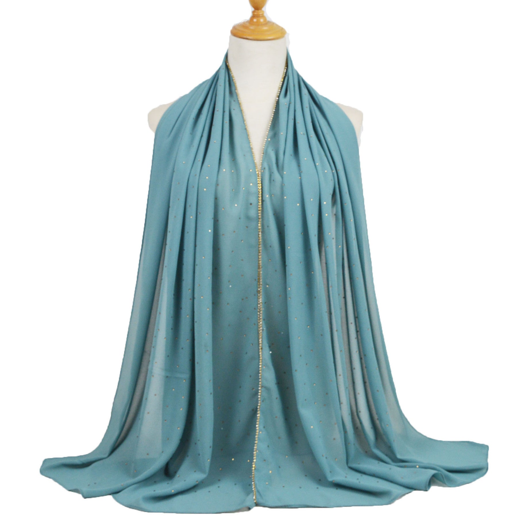Chain Pearl Chiffon Hui Hood Limorista