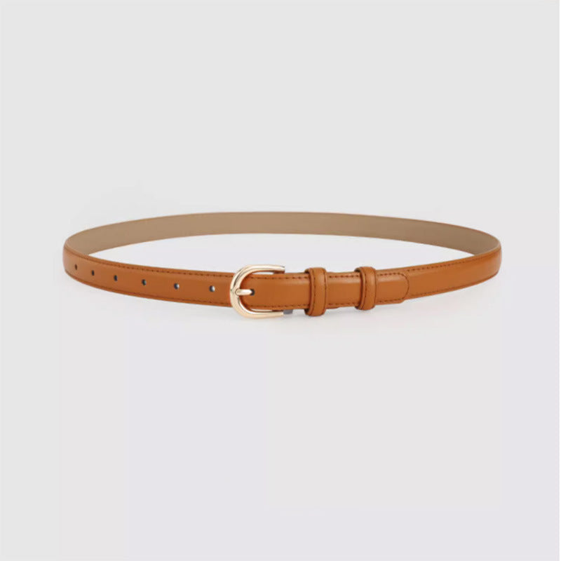 Super Easy To Match Soft Leather Belt Simple And Advanced Limorista