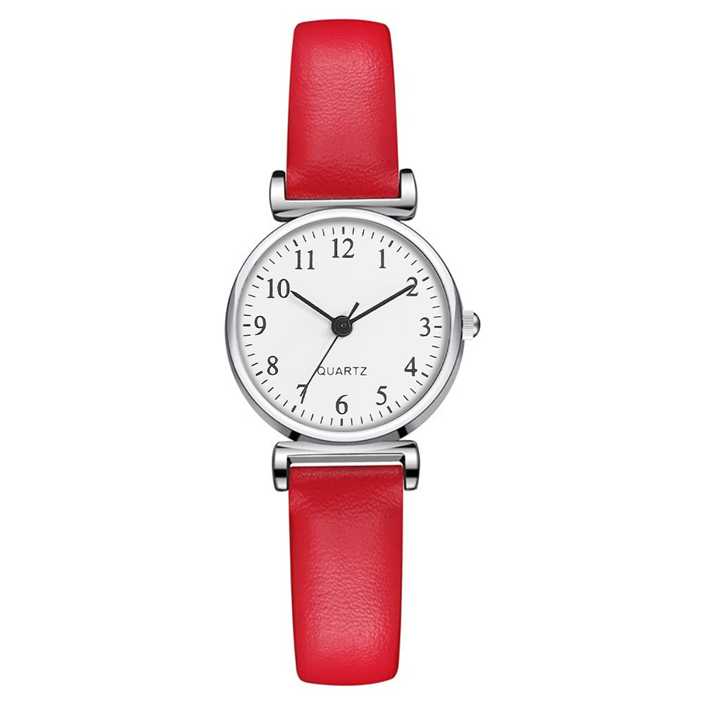 Small And Simple Temperament Student Quartz Watch With Thin Strap Limorista
