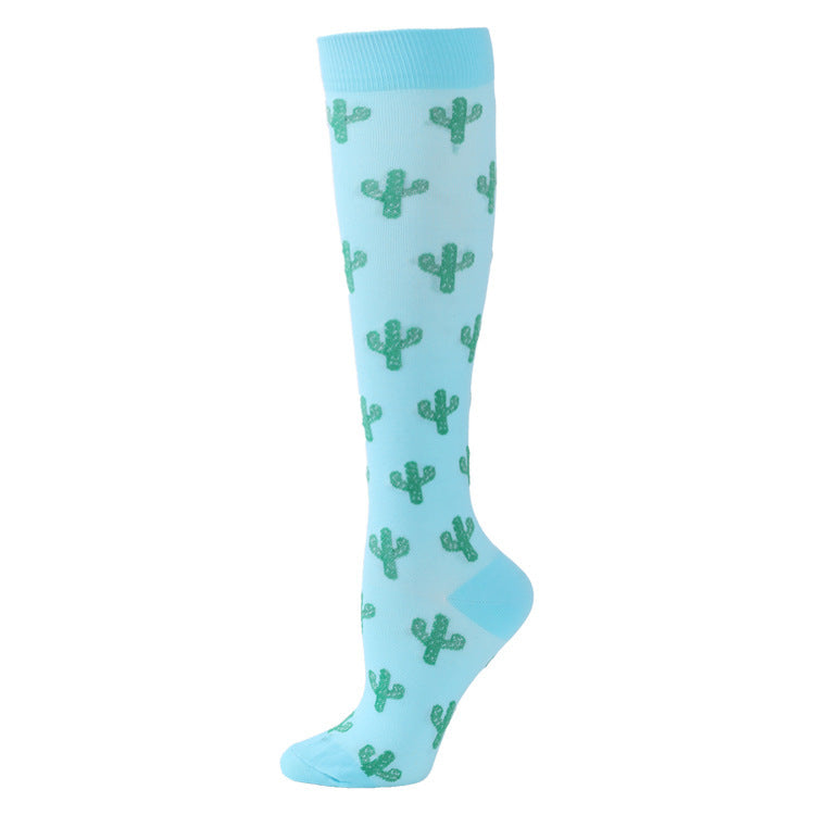Sports Compression Socks Pattern Stretch Stockings Limorista