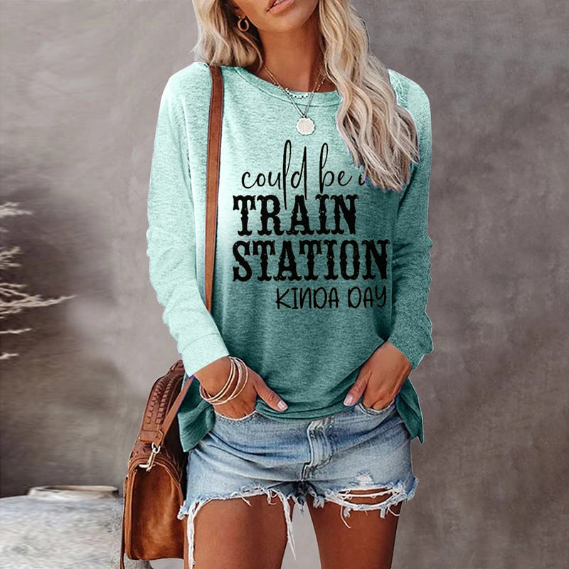 Digital Printing Loose Casual Ladies T-shirt Limorista