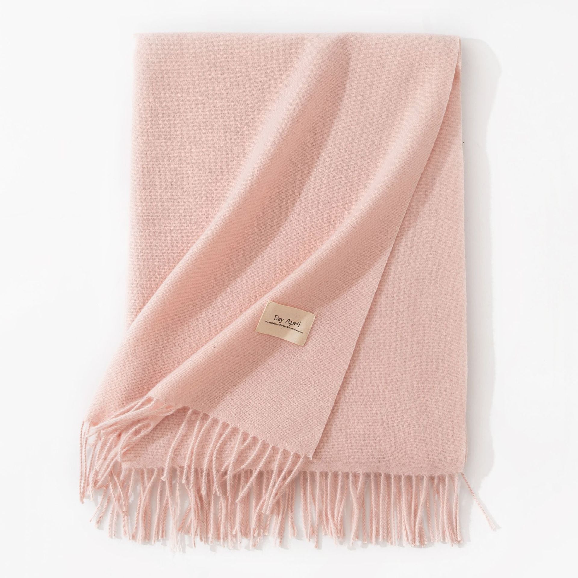 Pure Color Artificial Cashmere Scarf Women&