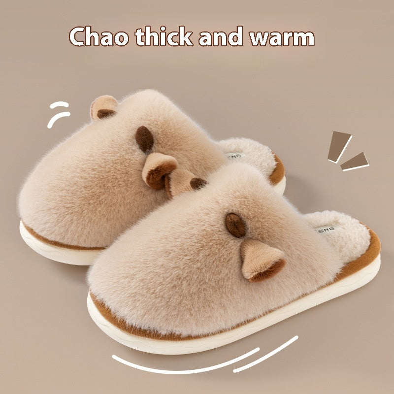 New Autumn And Winter Interior Home No-skid Floor Warm Shoes Limorista