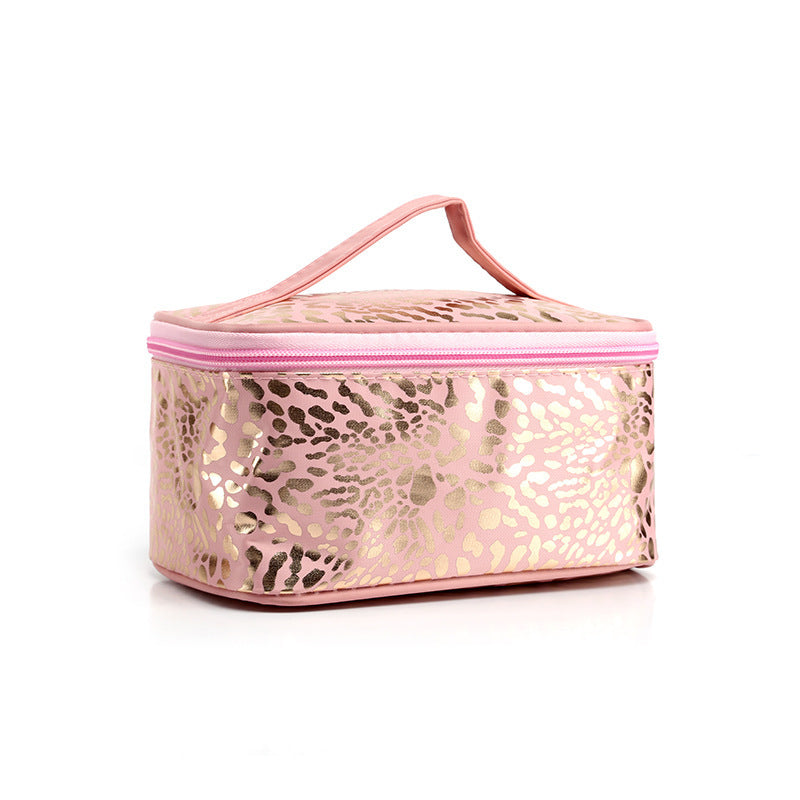 Large Capacity Handbag Leopard Print Cosmetic Bag Limorista
