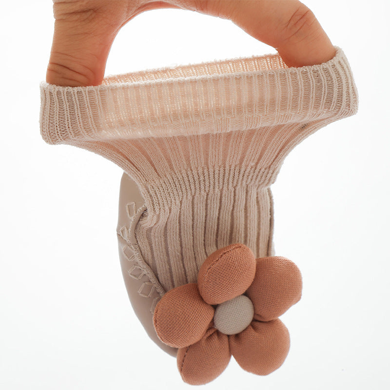 Korean Style Three-dimensional Flower Ankle Sock Limorista