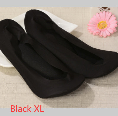 3D Arch Foot Massage Health Care Women Summer Socks Ice Silk Socks Shallow Mouth Silica Gel Invisible Slippers Feet Care Limorista