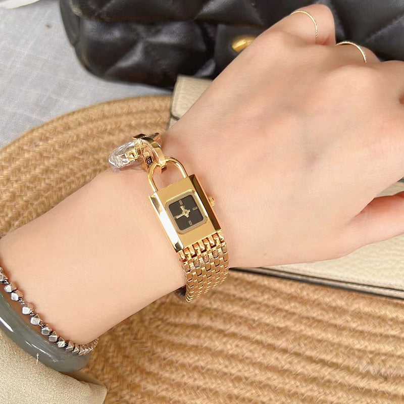Lock Head Fashion Steel Watch Female Small Dial Limorista