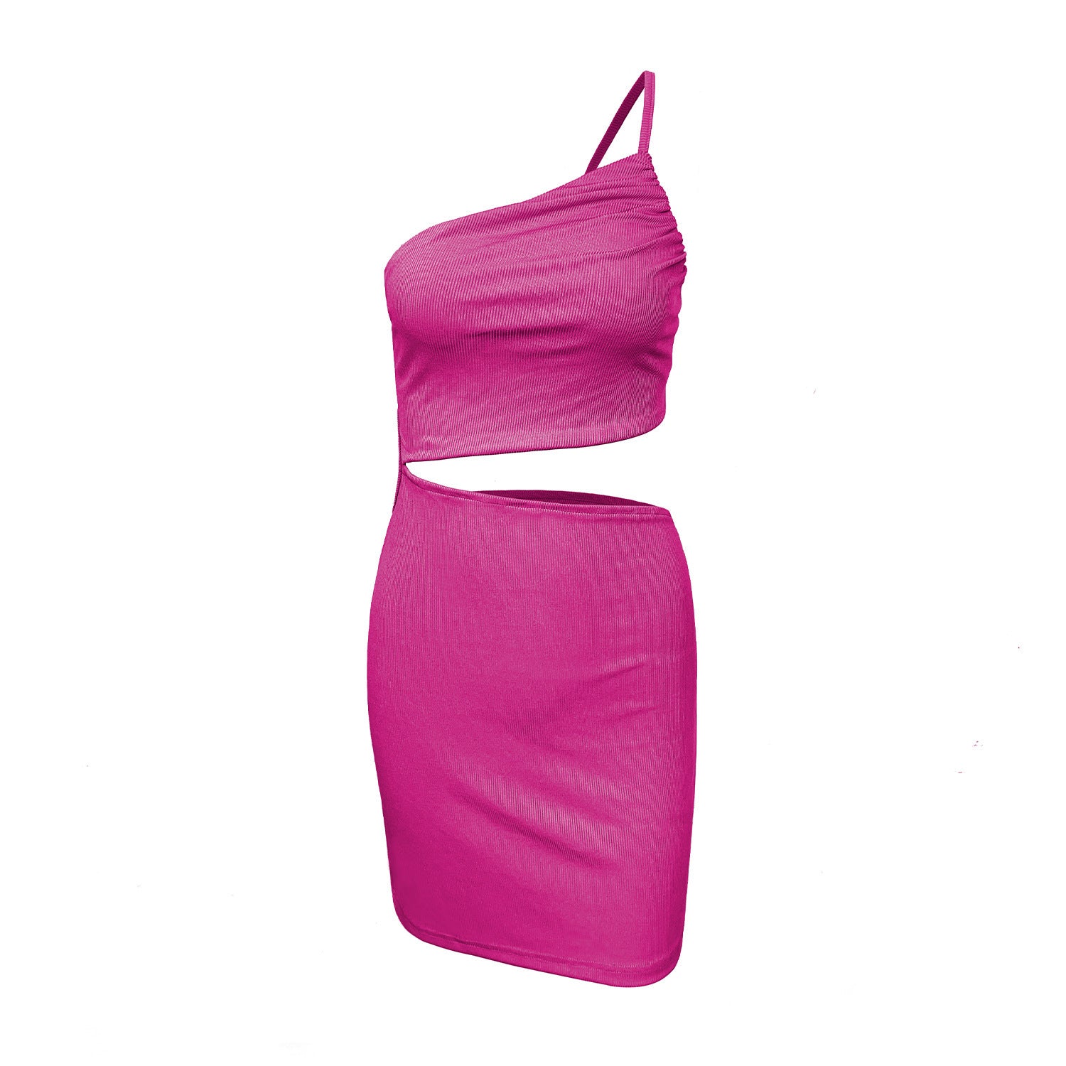 Design Sense Niche Shoulder Drawstring Dress Women Limorista