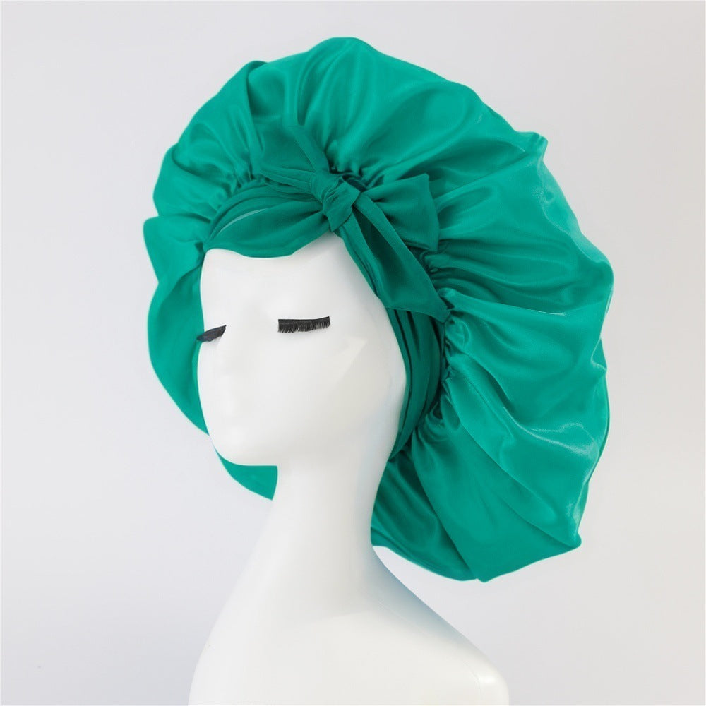 New Silk Bonnet For Sleeping Women Satin Bonnet Hair Bonnet Night Sleep Cap Scarf Wrap For Curly Hair With Tie Band For Curly Hair Limorista