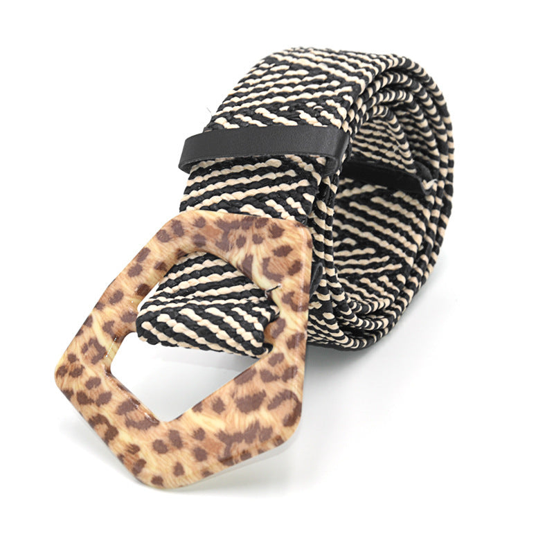 Bohemian Holiday Linen Woven Belt Limorista