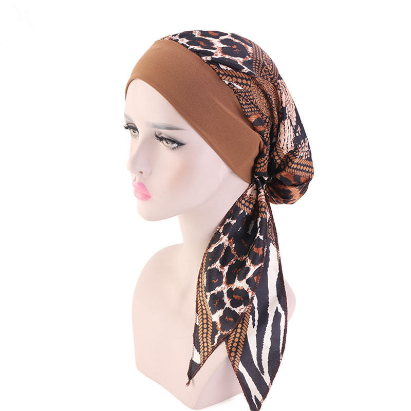 Stretch Hair Band Braid Hat Ethnic Style Fashion Scarf Muslim Ethnic Limorista