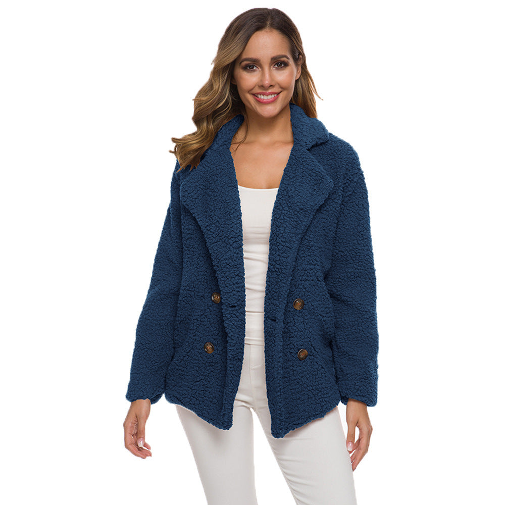 European And American Lamb Fleece Thickened Women&