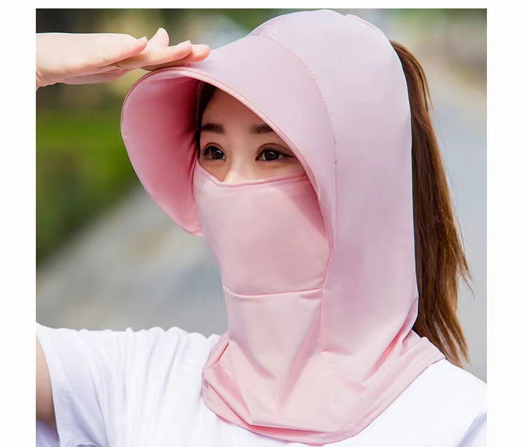 Outdoor Sun Hat Ice Silk Sun Protection Neck Protection Hat Limorista