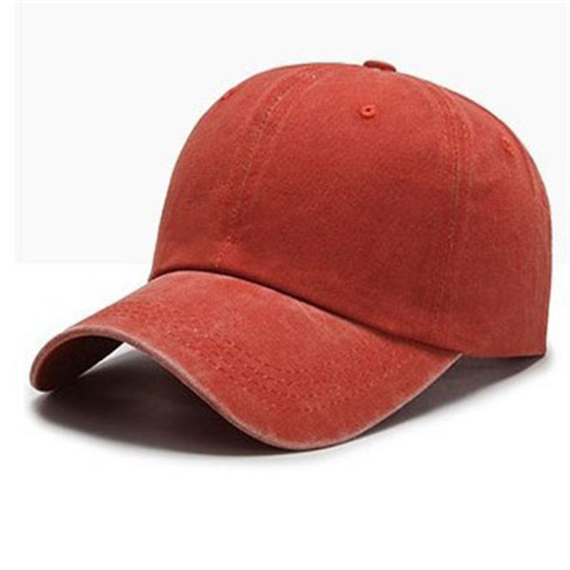Washed Solid Color Light Board Baseball Cap For Women Limorista