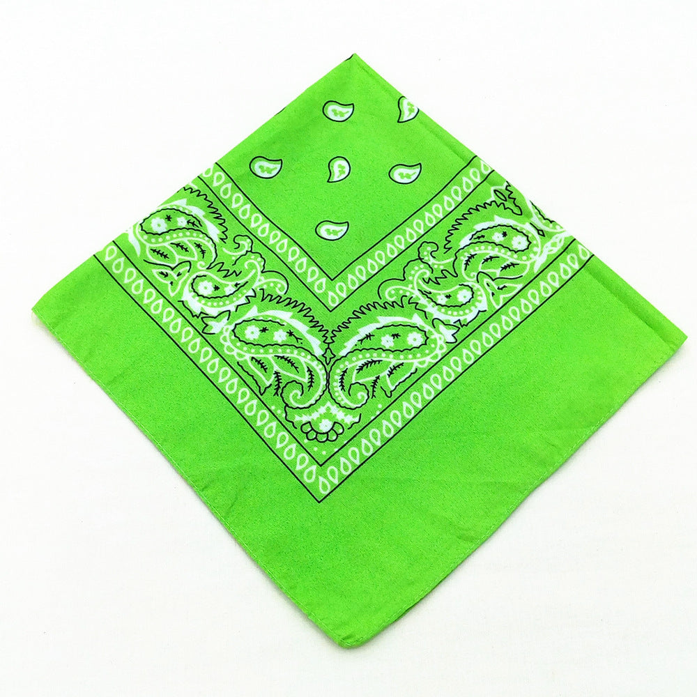 55 cm Polyester Turban Cashew Square Scarf Limorista