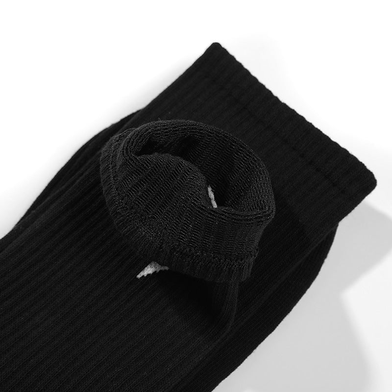 Couple Tide Hosiery Machine Neng Feng Athletic Socks Hip Hop Pure Cotton Knitted Tube Socks Limorista