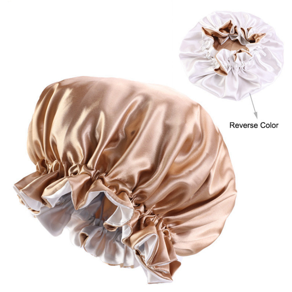 Double Satin Lace Nightcap Extra Large Round Limorista
