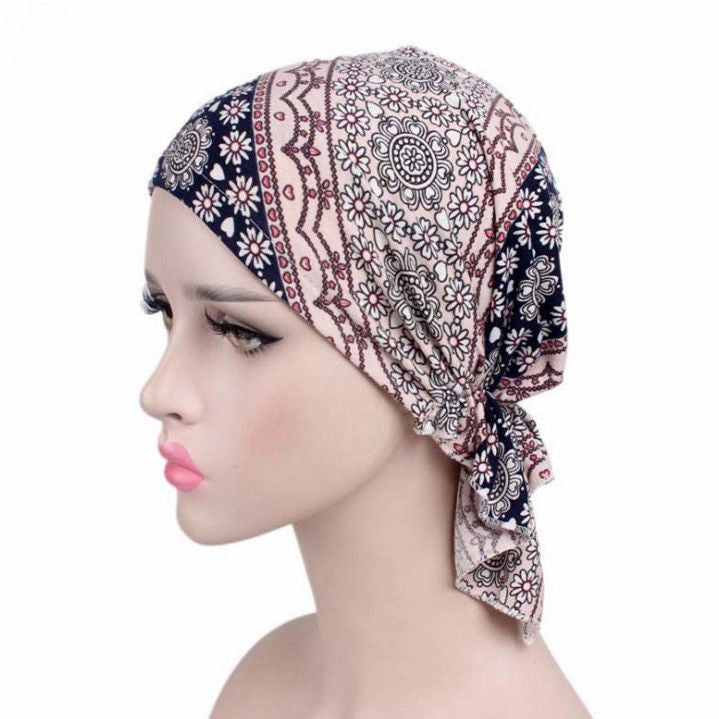 Stretch Hair Band Braid Hat Ethnic Style Fashion Scarf Muslim Ethnic Limorista