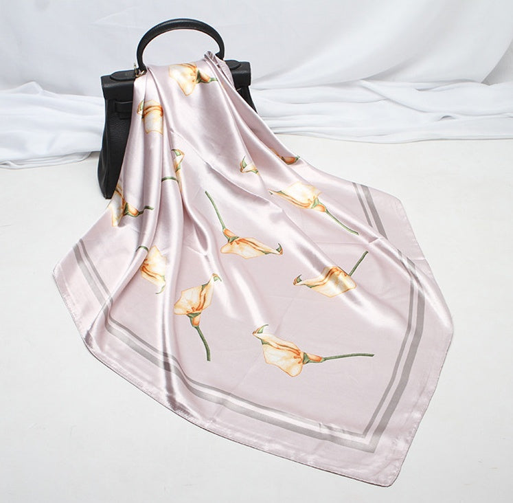 Digital Printed Square Silk Scarf Limorista