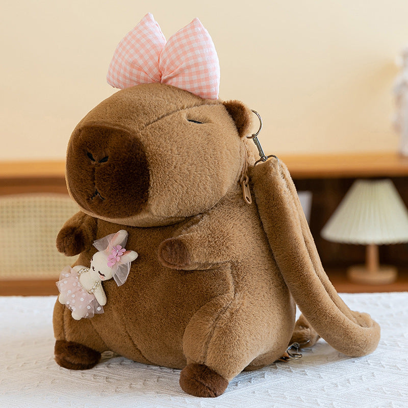 Capybara Backpack Plush Toy Creative Backpack Limorista
