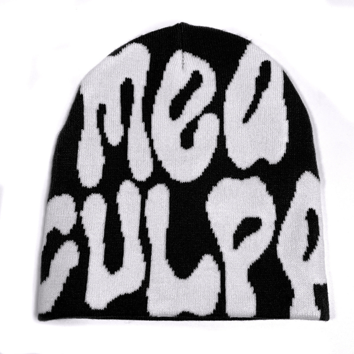 Jacquard Double-sided Acrylic Knitted Hat Without Curling Edges Limorista