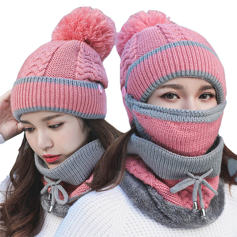 Fleece Thickened Warm Cycling Ear Protection Wool Hat Limorista