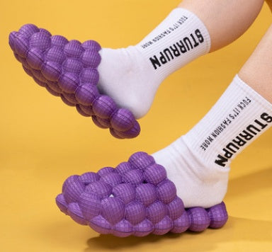 New Summer Fashion Massage Mesh Bubble Bathroom Slides Home Indoor Anti-Skid Shoes Limorista