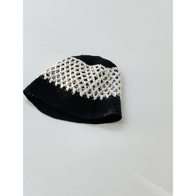 Japanese-style Retro Hollow Flower Handmade Knitted Bucket Hat Women Limorista