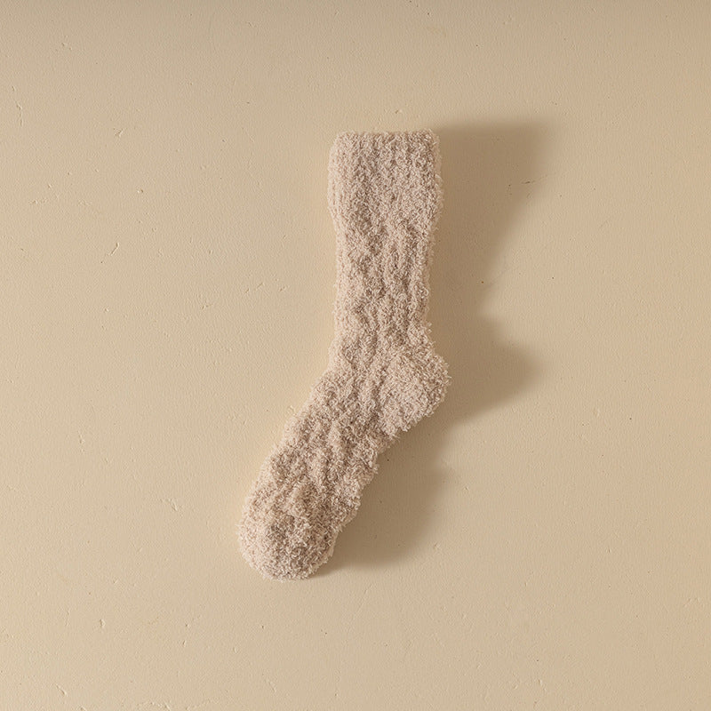 Coral Fleece Socks Women&