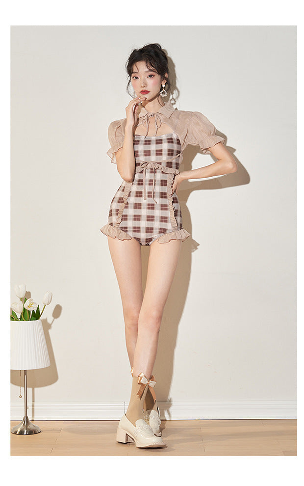 Hot Spring Vacation One Piece Swimsuit Female Limorista